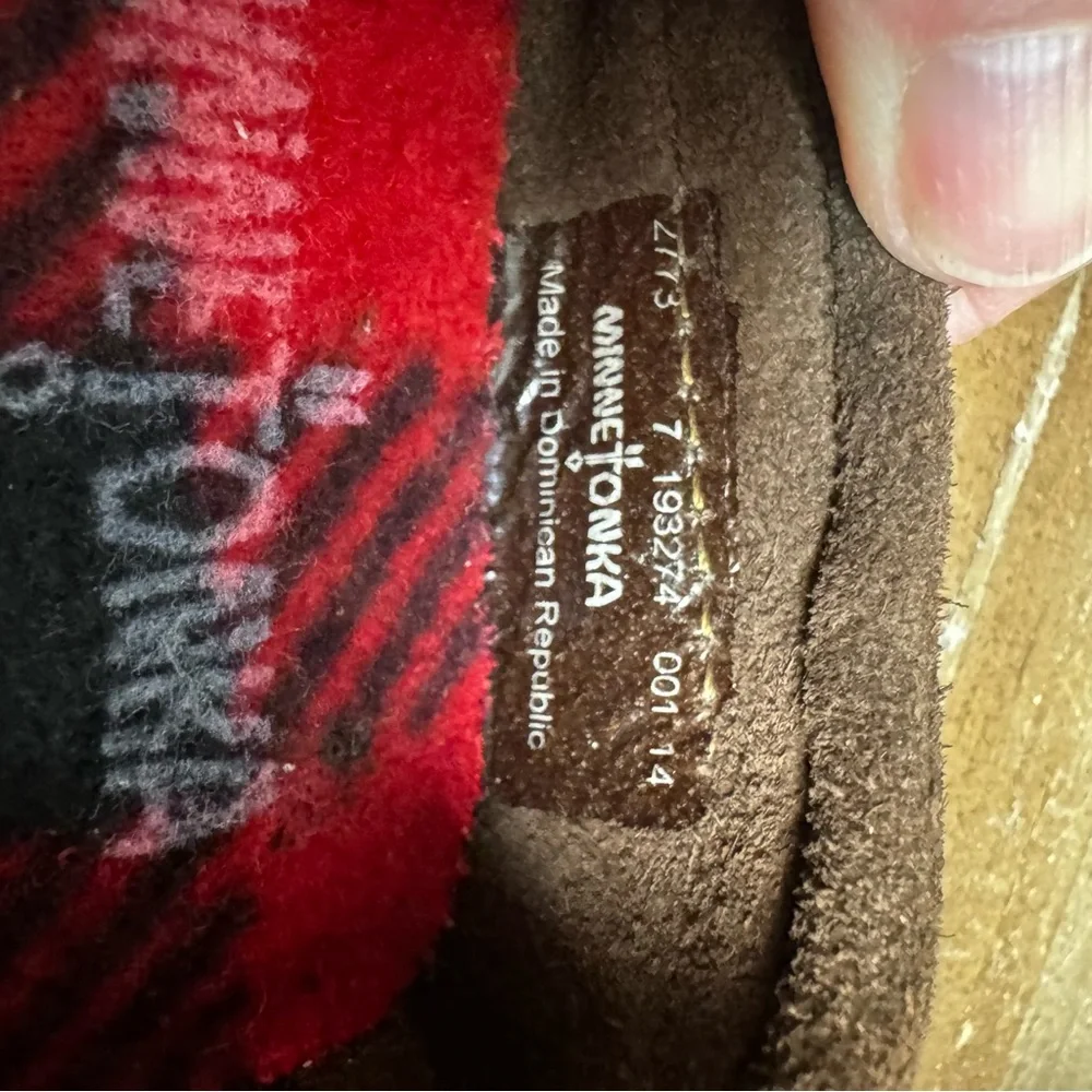 Minnetonka Little Kids Toddler‎ Dark Brown Suede Boat Moccasins Size 7